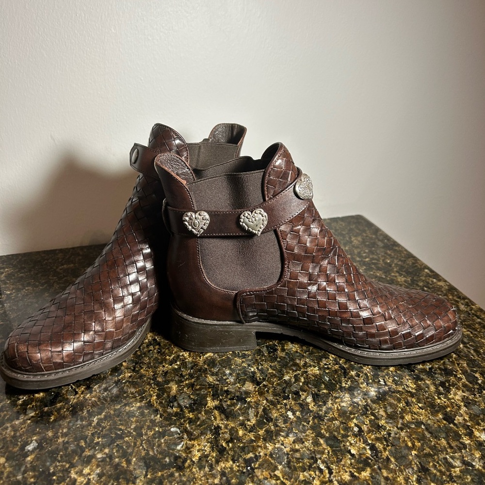 Brighton leather booties size 7.5 - Picture 7 of 15